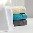 Alternate image 4 for Madison Park Breeze 6-Piece Jacquard Bath Towel Set in Charcoal