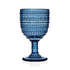 Alternate image 2 for Lumina Hobnail Goblets in Blue (Set of 4)