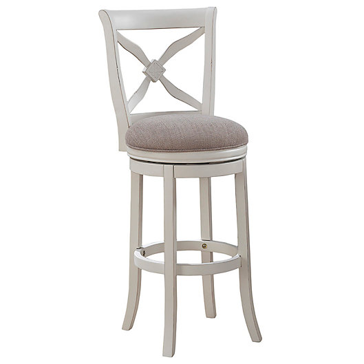 Alternate image 1 for American Woodcrafters Accera Bar Stool in White