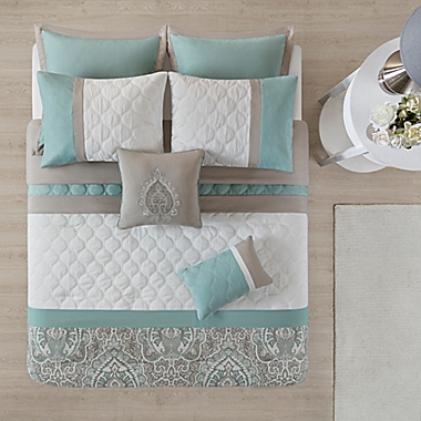 510 Design Shawnee 8-Piece King Comforter Set in Blue. View a larger version of this product image.