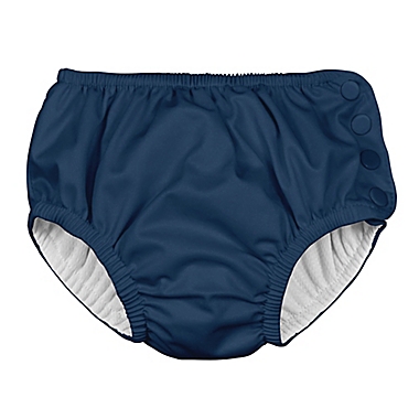 i play.&reg; by green sprouts&reg; Size 12M Snap Swim Diaper in Navy. View a larger version of this product image.