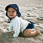 Alternate image 2 for i play.&reg; by green sprouts&reg; Size 12M Snap Swim Diaper in Navy