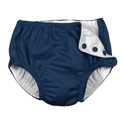 i play.&reg; by green sprouts&reg; Size 24M Snap Swim Diaper in Navy