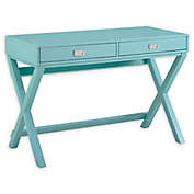 Peggy X-Frame Writing Desk in Blue