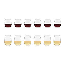 Libbey® Glass Signature Kentfield 12-Piece Stemless Wine Glass Set
