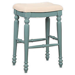 Mendon 30-Inch Backless Bar Stool in Blue