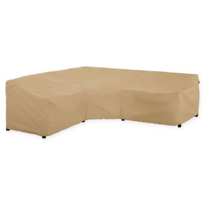 Classic Accessories Terrazzo V-Shaped Sectional Cover in Sand