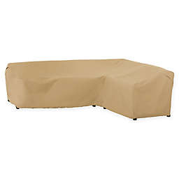 Classic Accessories Terrazzo Right Facing L-Shaped Sectional Cover in Sand