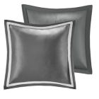 Alternate image 3 for Madison Park&reg; Odette Jacquard 8-Piece Reversible King Comforter Set in Silver