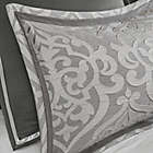 Alternate image 8 for Madison Park Odette Jacquard 8-Piece Reversible King Comforter Set in Silver