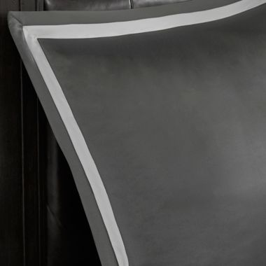 Madison Park&reg; Odette Jacquard 8-Piece Reversible King Comforter Set in Silver. View a larger version of this product image.