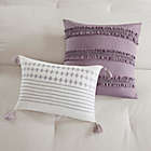 Alternate image 10 for Madison Park Elise 8-Piece Reversible Queen Comforter Set in Purple