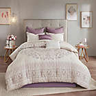 Alternate image 0 for Madison Park Elise 8-Piece Reversible Queen Comforter Set in Purple