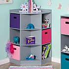 Alternate image 2 for RiverRidge&reg; Home 3-Tier Corner Cabinet for Kids in Grey