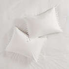 Alternate image 4 for Madison Park Lillian 3-Piece Full/Queen Duvet Cover Set in White