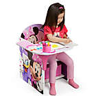Alternate image 1 for Disney&reg; Minnie Mouse Upholstered Chair with Desk and Storage Bin
