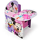 Alternate image 0 for Disney&reg; Minnie Mouse Upholstered Chair with Desk and Storage Bin