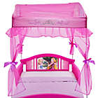 Alternate image 1 for Delta Children&reg; Disney&reg; Princess Canopy Toddler Bed in Pink