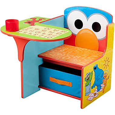 Sesame Street&reg; Chair Desk with Storage Bin. View a larger version of this product image.