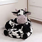 Alternate image 2 for Trend Lab&reg; Plush Cow Children&#39;s Chair in Black/White