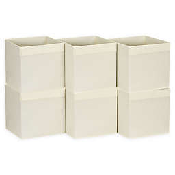 Household Essentials® Lip Pull Collapsible Storage Cubes (Set of 6)