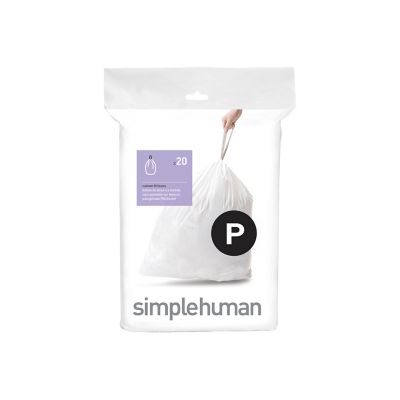 simplehuman&reg; Code P 50-60 Liter Custom Fit Liners