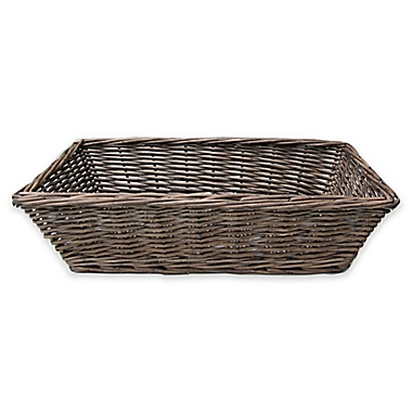 Bee &amp; Willow&trade; Wicker Bread Basket in Grey. View a larger version of this product image.
