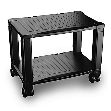2-Tier Printer Stand in Black. View a larger version of this product image.