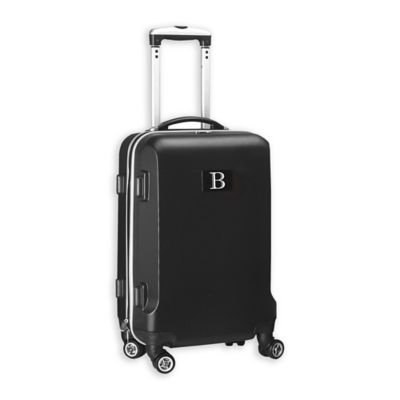 Denco Initial &quot;B&quot; 21-Inch Hardside Spinner Carry On Luggage in Black