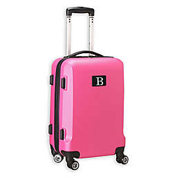 Denco Initial "B" 21-Inch Hardside Spinner Carry On Luggage in Pink