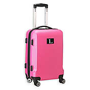 Denco Initial "L" 21-Inch Hardside Spinner Carry On Luggage in Pink