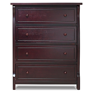 Sorelle Princeton Elite 4-Drawer Chest in Espresso. View a larger version of this product image.