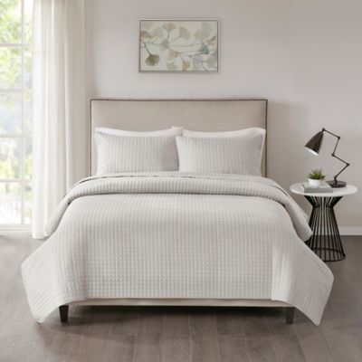 510 Designs Otto King/California King Coverlet in Grey