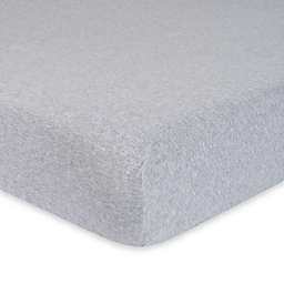 Gerber® Heather Organic Cotton Fitted Crib Sheet in Grey