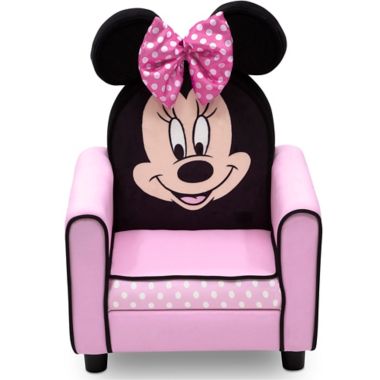 Dicteren mobiel kruising Delta Children® Disney® Minnie Mouse Figural Upholstered Kids Chair in  Pink/Black | Bed Bath & Beyond