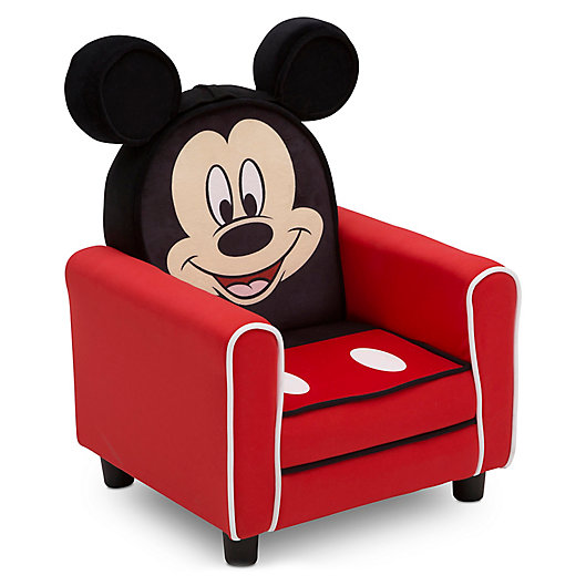 Alternate image 1 for Delta Children® Disney® Mickey Mouse Figural Upholstered Kids Chair in Red/Black
