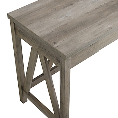 Forest Gate&trade; 46-Inch A-Frame Desk in Grey Wash. View a larger version of this product image.