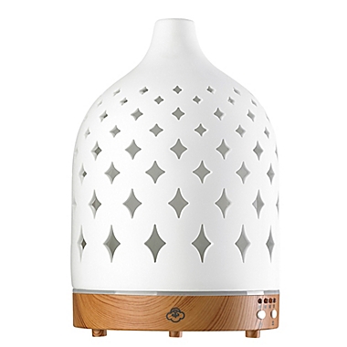 Serene House&reg; Supernova Ceramic Diffuser in White. View a larger version of this product image.