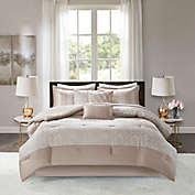 Madison Park Ava 7-Piece King Comforter Set in Taupe