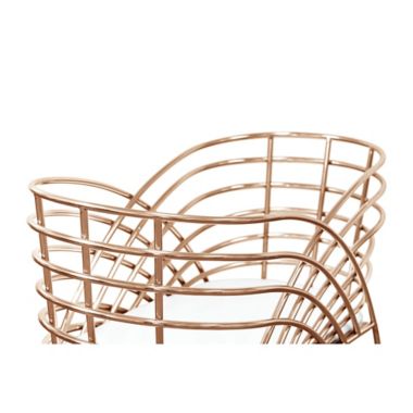 Nursery Works Aura Bassinet in Rose Gold. View a larger version of this product image.