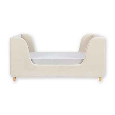 Second Story Home&copy; Bodhi Velvet Toddler Bed in Almond. View a larger version of this product image.