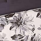 Alternate image 3 for Intelligent Design Dorsey Reversible Full/Queen Comforter Set in Black/White