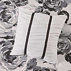 Alternate image 4 for Intelligent Design Dorsey Reversible Full/Queen Comforter Set in Black/White