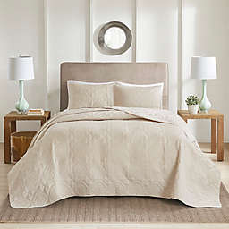 510 Design Oakley King/California King Bedspread Set in Cream