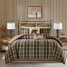 Woolrich Hadley Twin Comforter Set in Brown/Blue