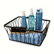 Spectrum&trade; Twist Medium Storage Basket in Black