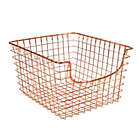 Alternate image 1 for Spectrum&trade; Medium Metal Scoop Basket in Copper
