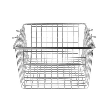 Spectrum&trade; Large Wire Basket in Chrome. View a larger version of this product image.