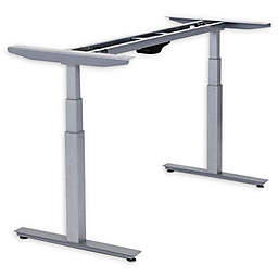 Rise Up Electric Adjustable Height Standing Desk Frame in Grey