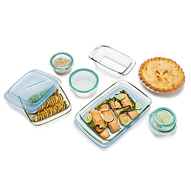 OXO Good Grips&reg; 14-Piece Glass Baking Dish Set with Lids. View a larger version of this product image.